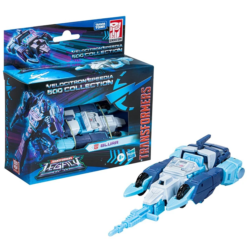 In Voorraad Hasbro Originele 14Cm Actiefiguur Anime Transformatoren Erfenis Deluxe Blurr Hobby Robot Model Speelgoed Geschenken