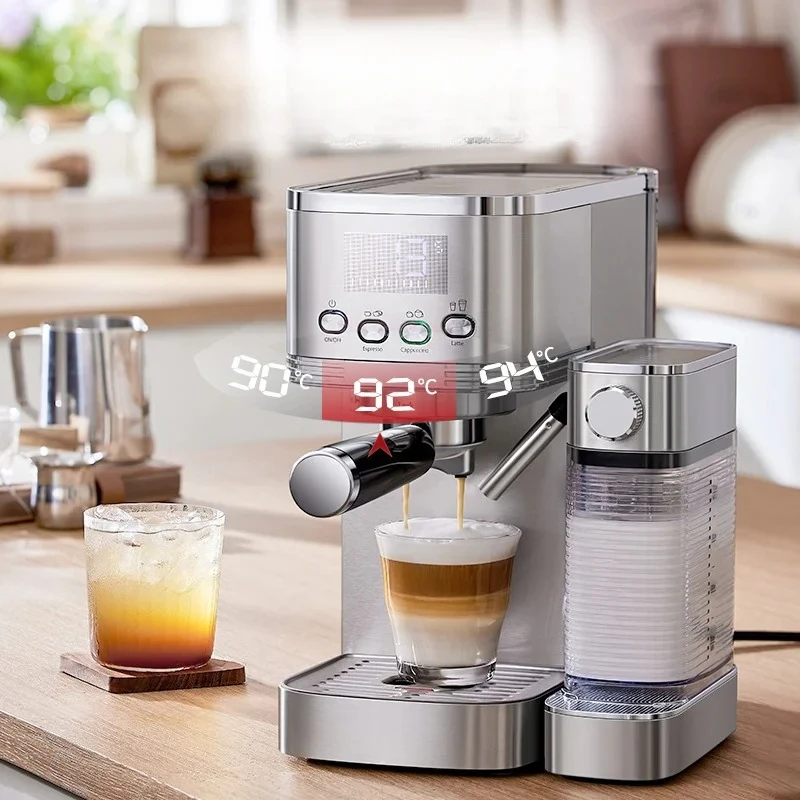 Automatic Coffee and Milk Frother All-in-one Machine 20bar Household Small Espresso Coffee Machine Multi-function Coffee Maker