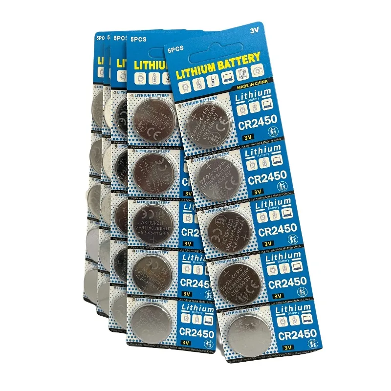 3 فولت CR2450 زر بطارية ليثيوم عملة ساعة بطارية CR2450 5029LC LM2450 DL2450 CR2450N BR2450 550mAh #2