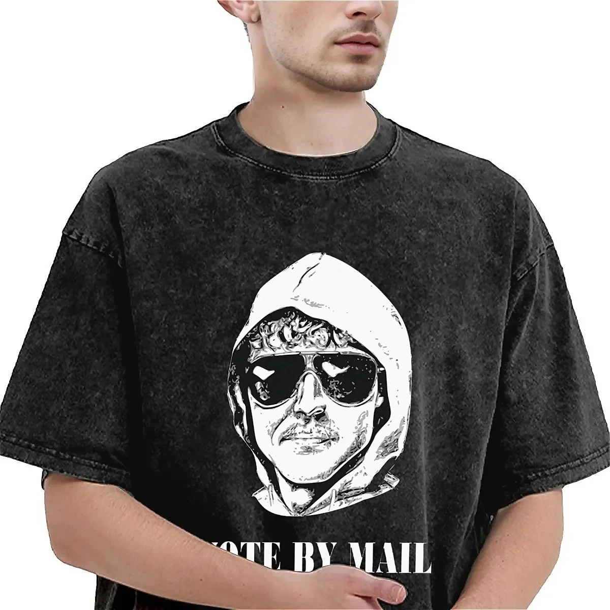 Men Women T Shirt Retro Unabomber Washed T Shirts Novelty Funny Kaczynski Meme Summer Tee Shirt Y2K Basic Clothes Plus Size