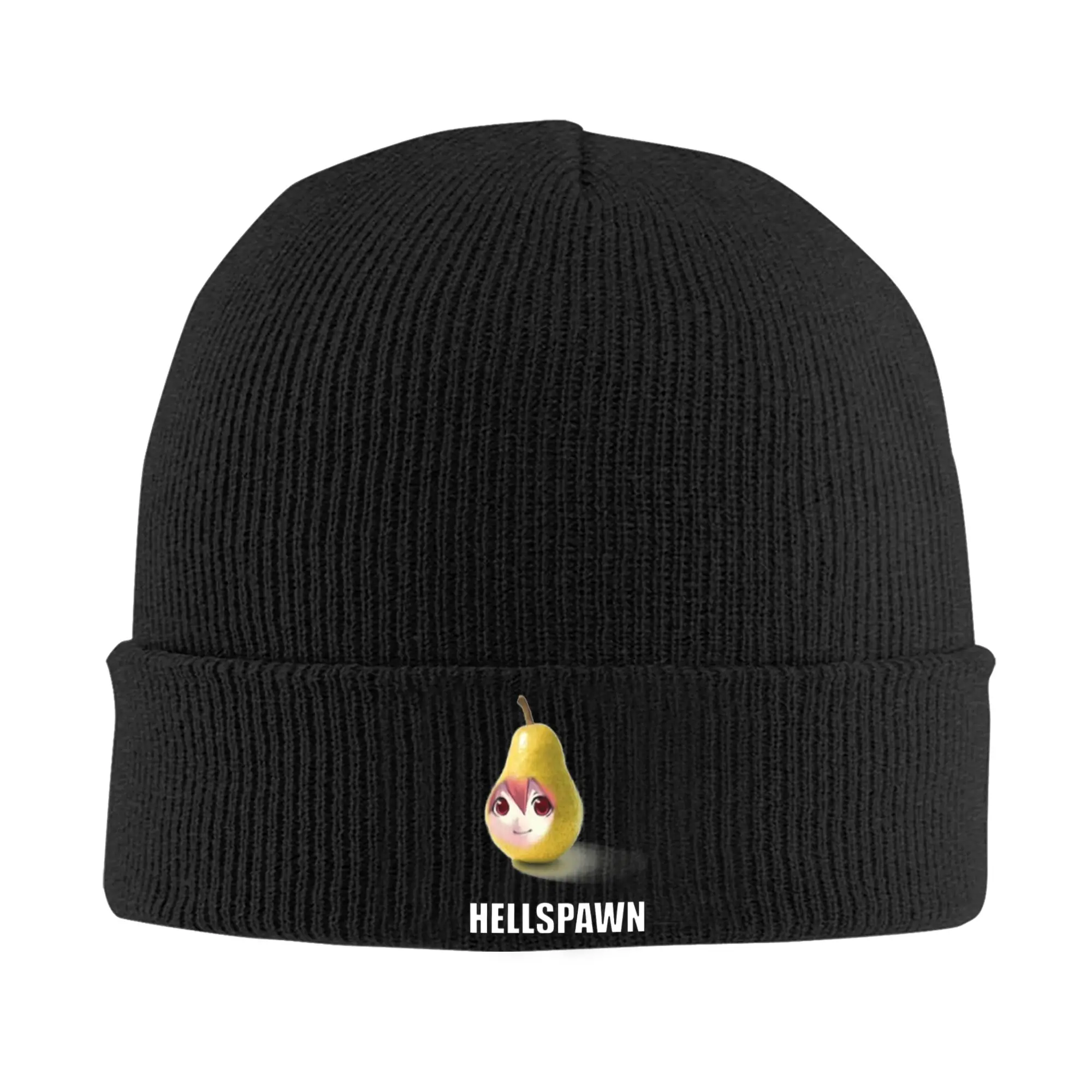 Pearto Creative Kasane Teto Expression Knitted Hat Women Men Beanie Autumn Winter Fashion Hats Acrylic Funny Pear Warm Melon Cap