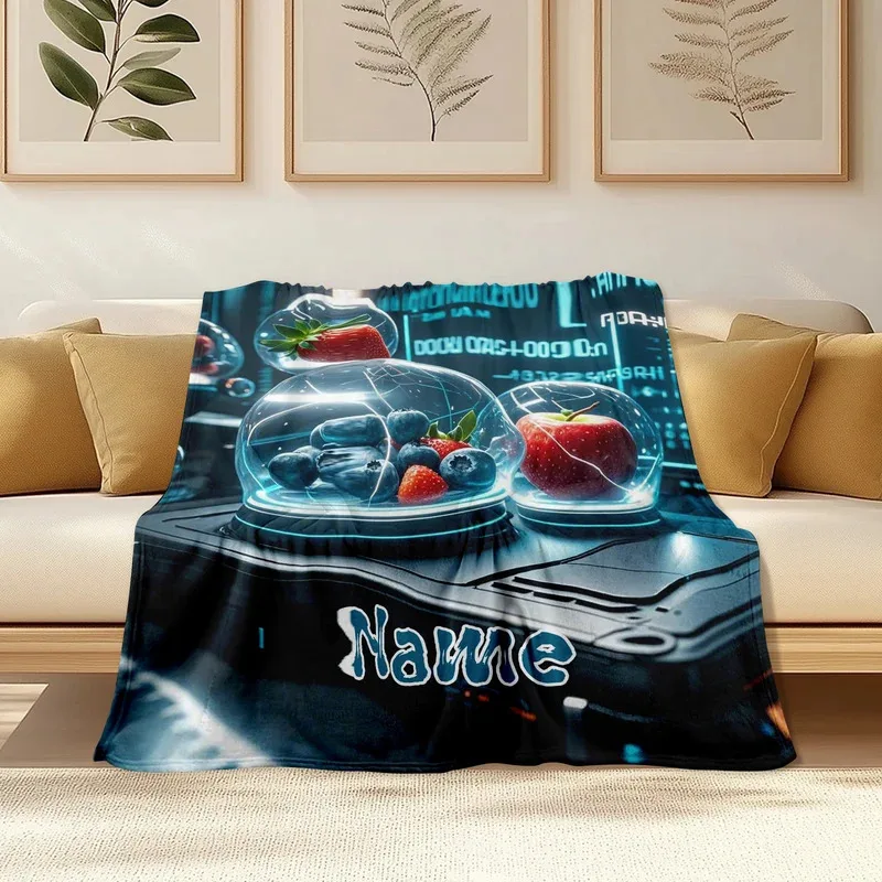 

UJF03Custom Flannel Blanket Featuring Fruit Patterns To Add Warmth And Joy For Loved Ones5Ln&