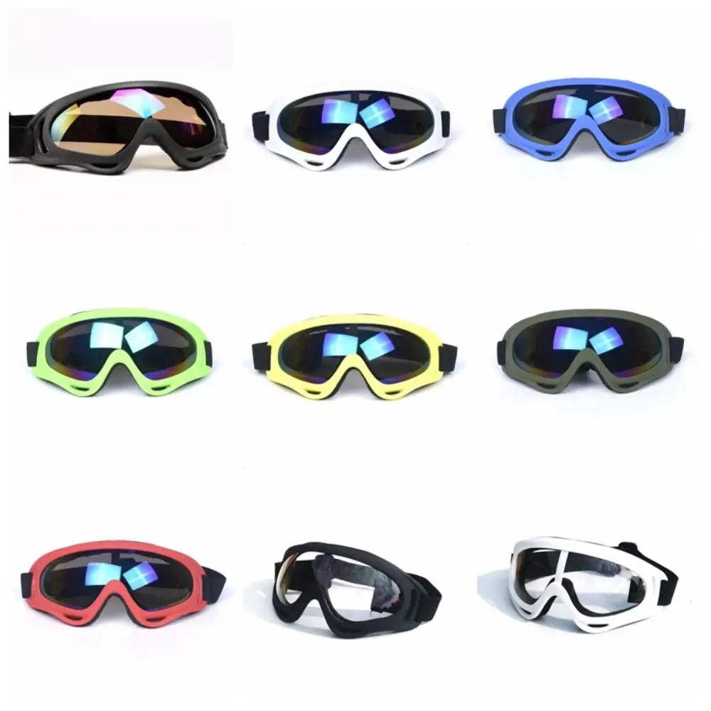 Ski Goggles Windproof Riding Glasses Dustproof Anti-sand Cycling Glasses Retro Durable Motorcycle Glasses Mountain Climbing