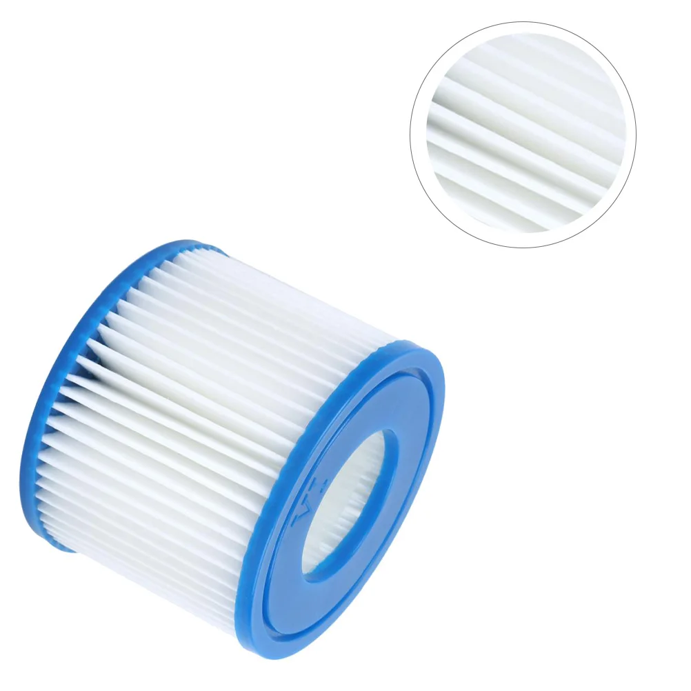 팽창식 수영장 필터 펌프 교체용 필터 카트리지 1개, 프리미엄 미세 입자 포집, 깨끗하고 신선한 수영장