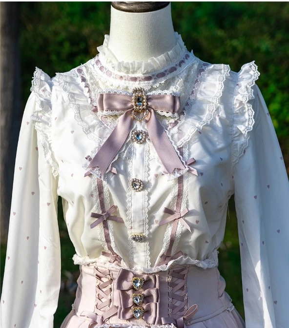 

Japanese Mine Series Mass-produced Clothing Accessories Women Lolita Sweet Cool Rhinestone Bow Cross Goth Bow Tie Brooch Hairpin