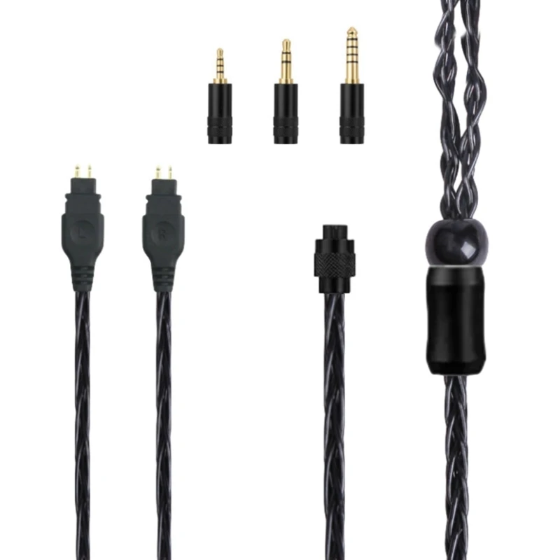 

ADWE 4-ядерный балансный мужской посеребренный кабель для наушников HD580 HD650 HD600 HD58X