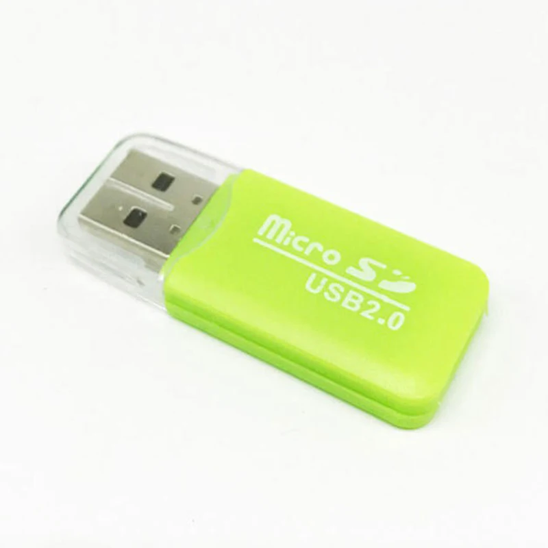 Kolorowy zewnętrzny czytnik karta SD TF przenośny Laptop USB2.0 Adapter do odczytu karty pamięci