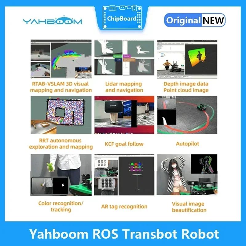 Yahboom ROS Transbot Robot with Lidar Depth camera support Movelt 3D mapping for Nvidia Jetson NANO 4GB B01