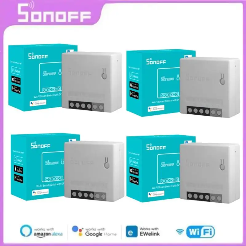 SONOFF R2 Wifi Mini Switch Timer Wireless Switches Smart Automation Support EWelink Alexa Google Home App/Remote/Voice Control