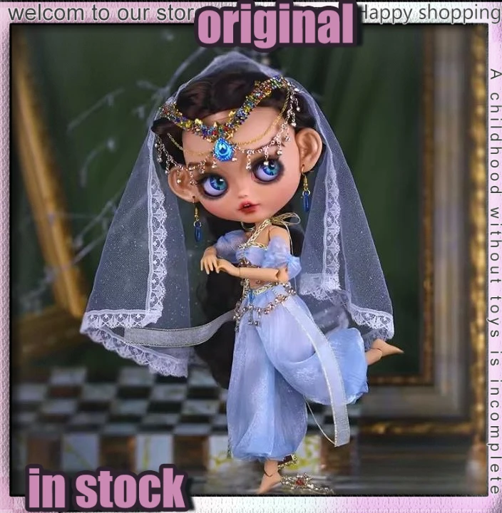 

30cm ICY DBS Blyth Doll BJD Dolls Joint Body Matte Face Makeup Custom Princess Dress Up Toys for Girls Gift Collectible Figure