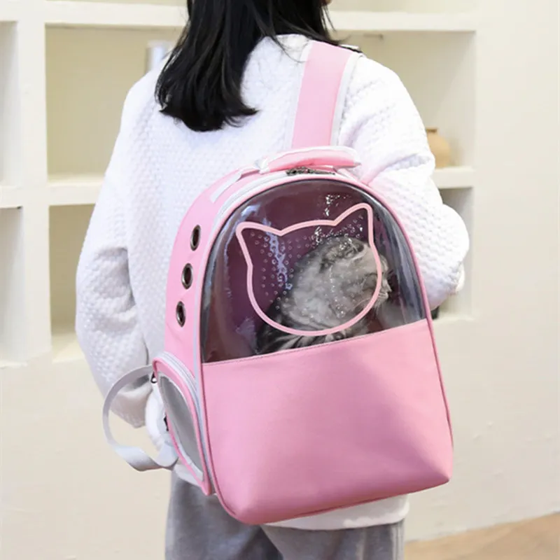 

Cat Backpack Cat Carrier Bag Breathable Pet Backpack Portable Cats Backpacks for Travel Soft Foldable Cats Carrier Pet Products