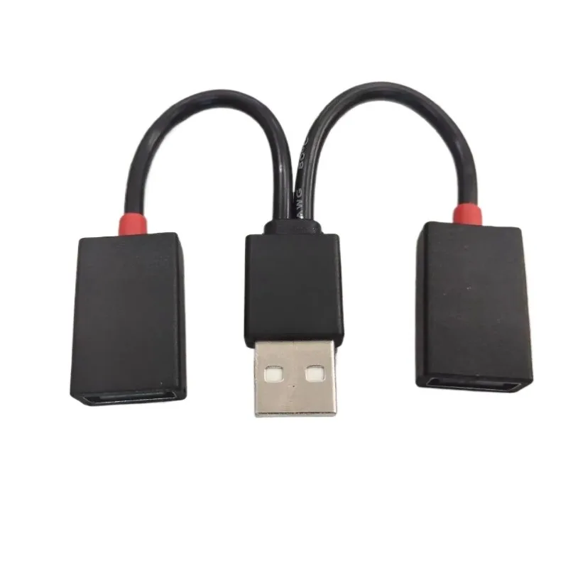 Car Mounted 1 To 2 USB Branching Multi-functional Adapter For Mobile Phones, Tablets, and Extended Multi Interface Hubs