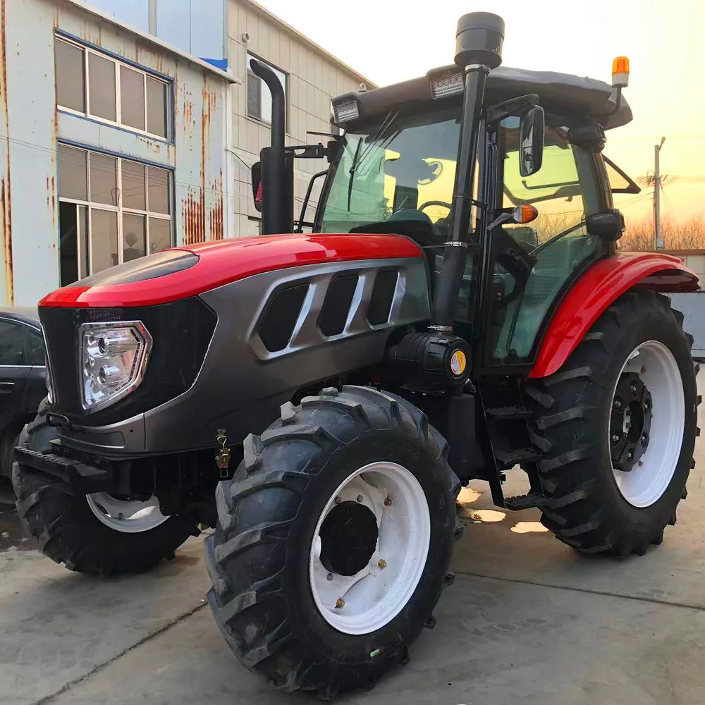 Factory Direct 80HP 100HP 4WD Diesel Farm Wheel Tractor Heavy Duty Agricultural Utility Tractor
