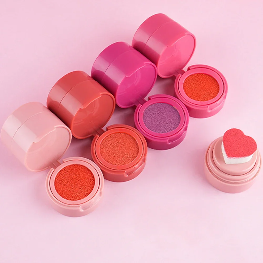 

Private Label Heart-shaped Liquid Cushion Blush Custom Logo Rouge Smooth Cheek Tint Waterproof Multi-purpose Makeup Wholesale