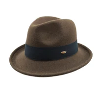 New Fedoras Hats Men's Vintage Black Felt Wide Brim Jazz Hats Man For Men Women Fedora Gentleman Caps Jackson Hat - Image 4