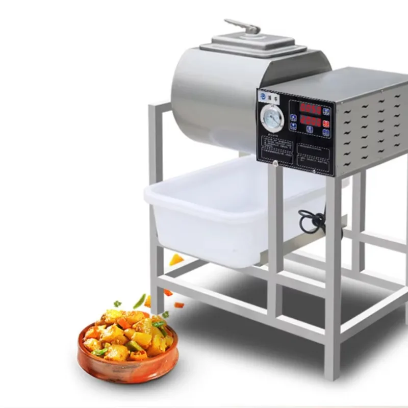 

Efficient industrial food tumbler chicken vacuum marinating/meat braising machine