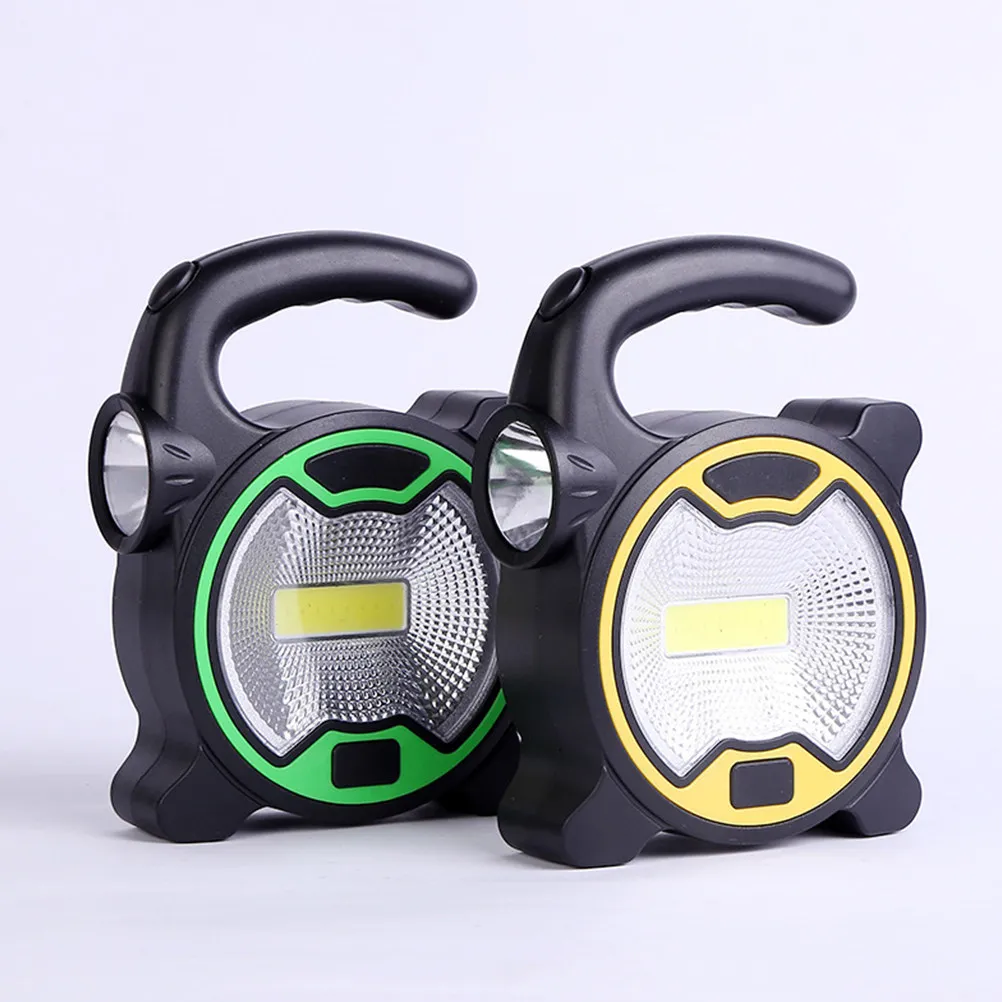 Portable Handheld COB Spotlight Work Light Powerful LED Camping Lantern for Home Travel Emergency Fishing Hunting Night Light - view 5