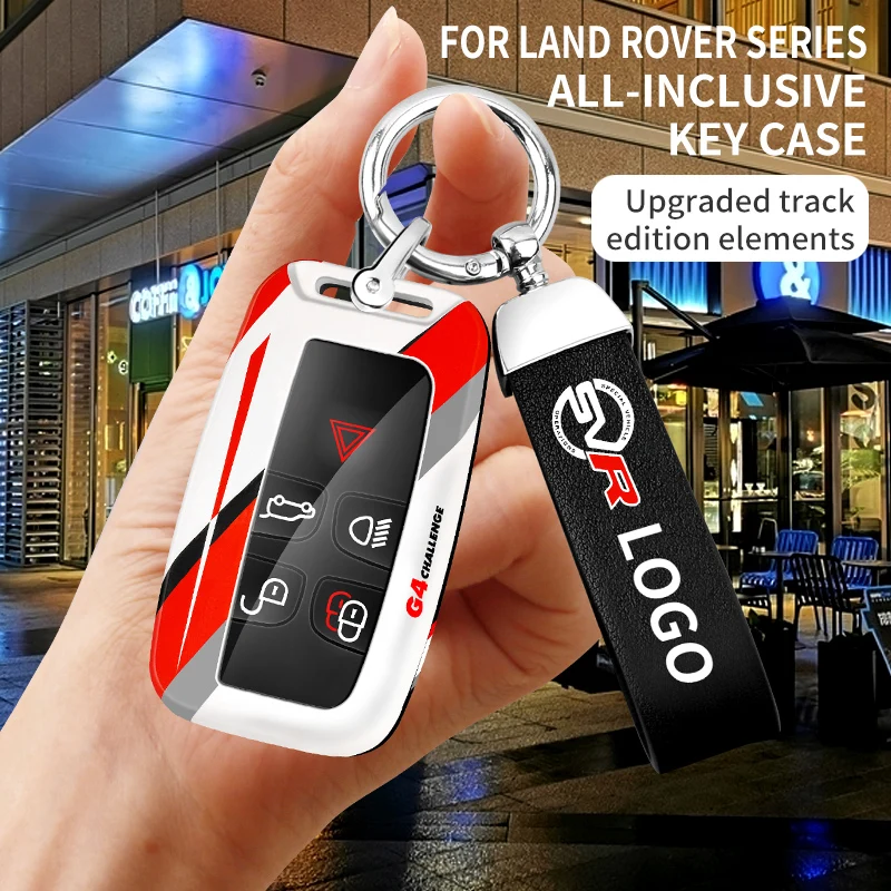 Fashion New Car Key Case Bag Cover Protection Shell For For Land Rover Range Rover Discovery Sport Freelander 2 Velar Evoque key