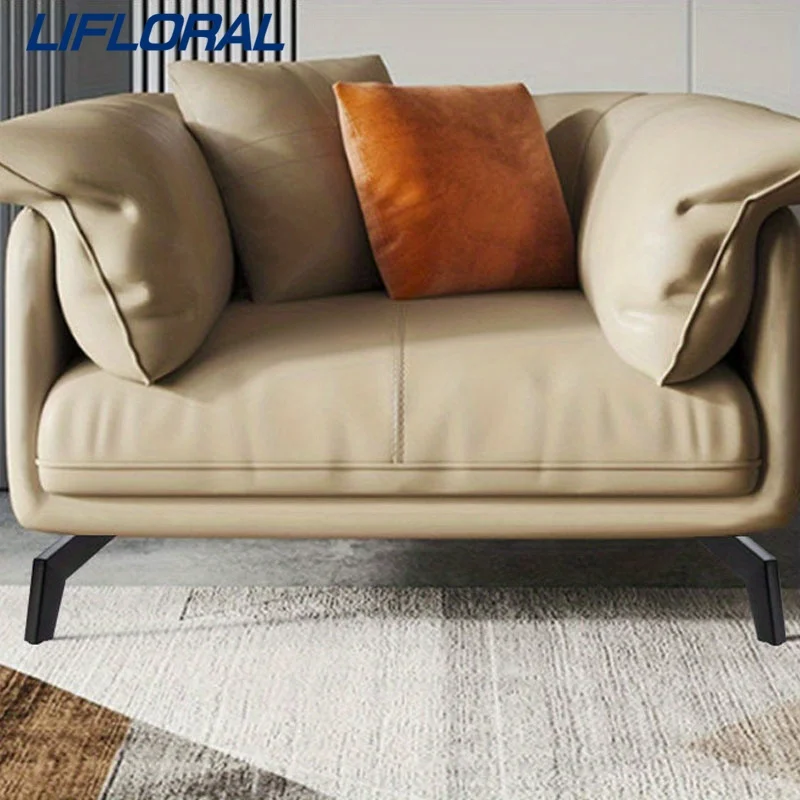 Gambe per mobili fai-da-te in metallo da 4 pezzi Gambe di ricambio per divano Gambe per divano in stile moderno adatte per divano, tavolo, armadio, comodino