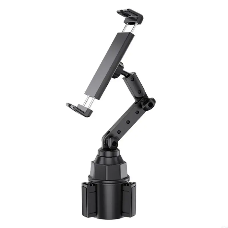 2025 New Vehicle Cup Holder Tablets Holder With Swivels Base For Easy Viewing