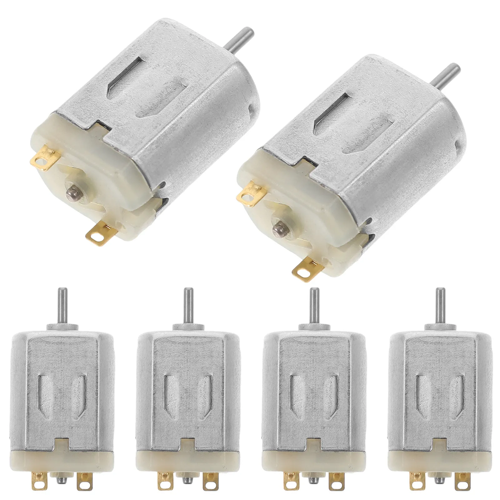 

6Pcs Rail Train Motor Replacement Parts Mini Dc Electric Motor Set for DIY Car Plane Hobby Science Project Supply