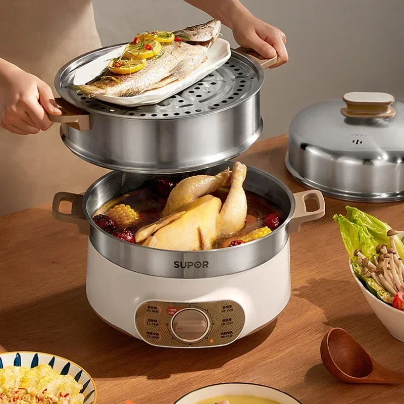 Powerful Electric Steamer with Large Capacity and Precise Control Пароварка Элекрическая Perfect for Home Cooking Home Appliance