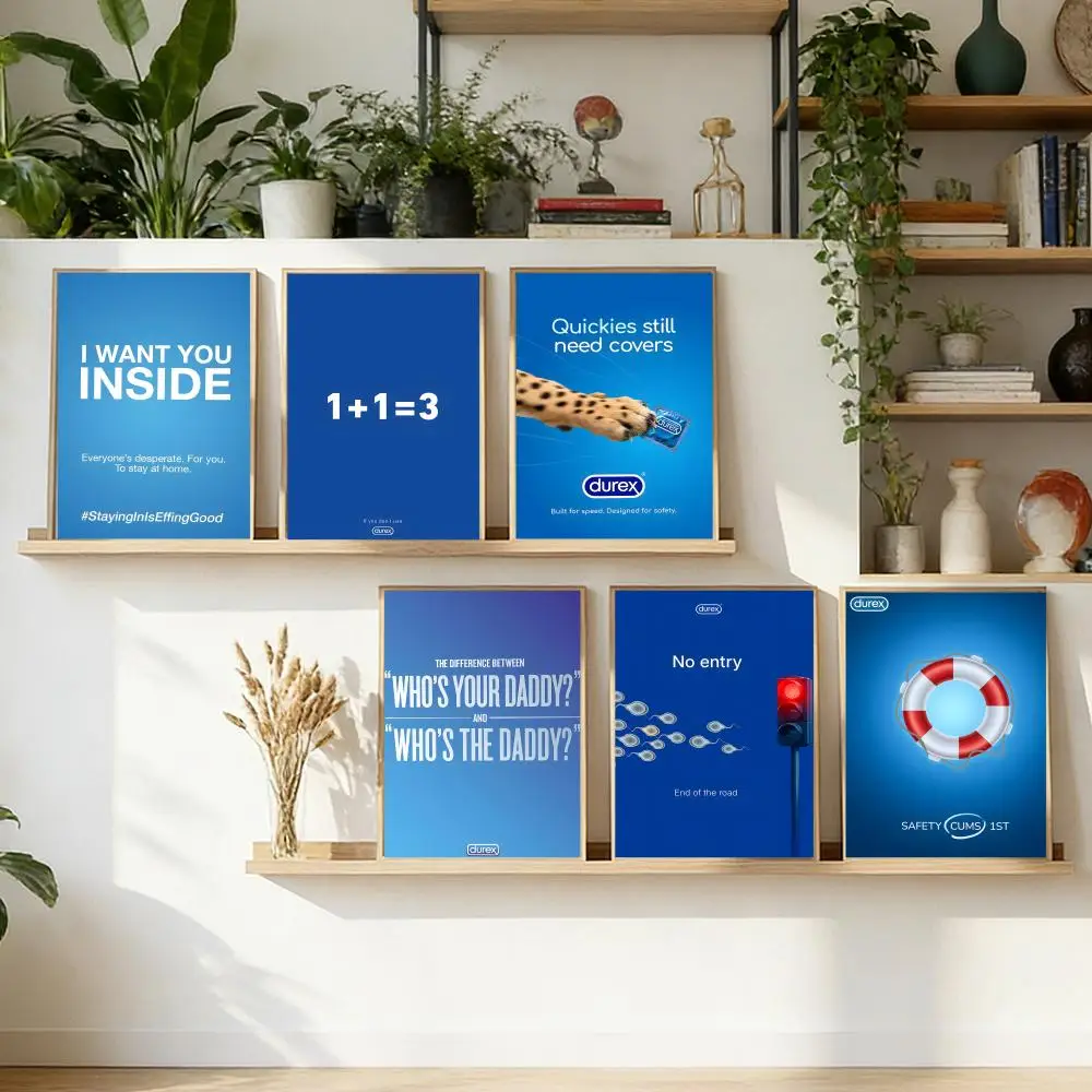 Anime D-Durex Poster, stilvolles Kunstdruck-Poster |   Wanddekoration für Wohnzimmer & Schlafzimmer