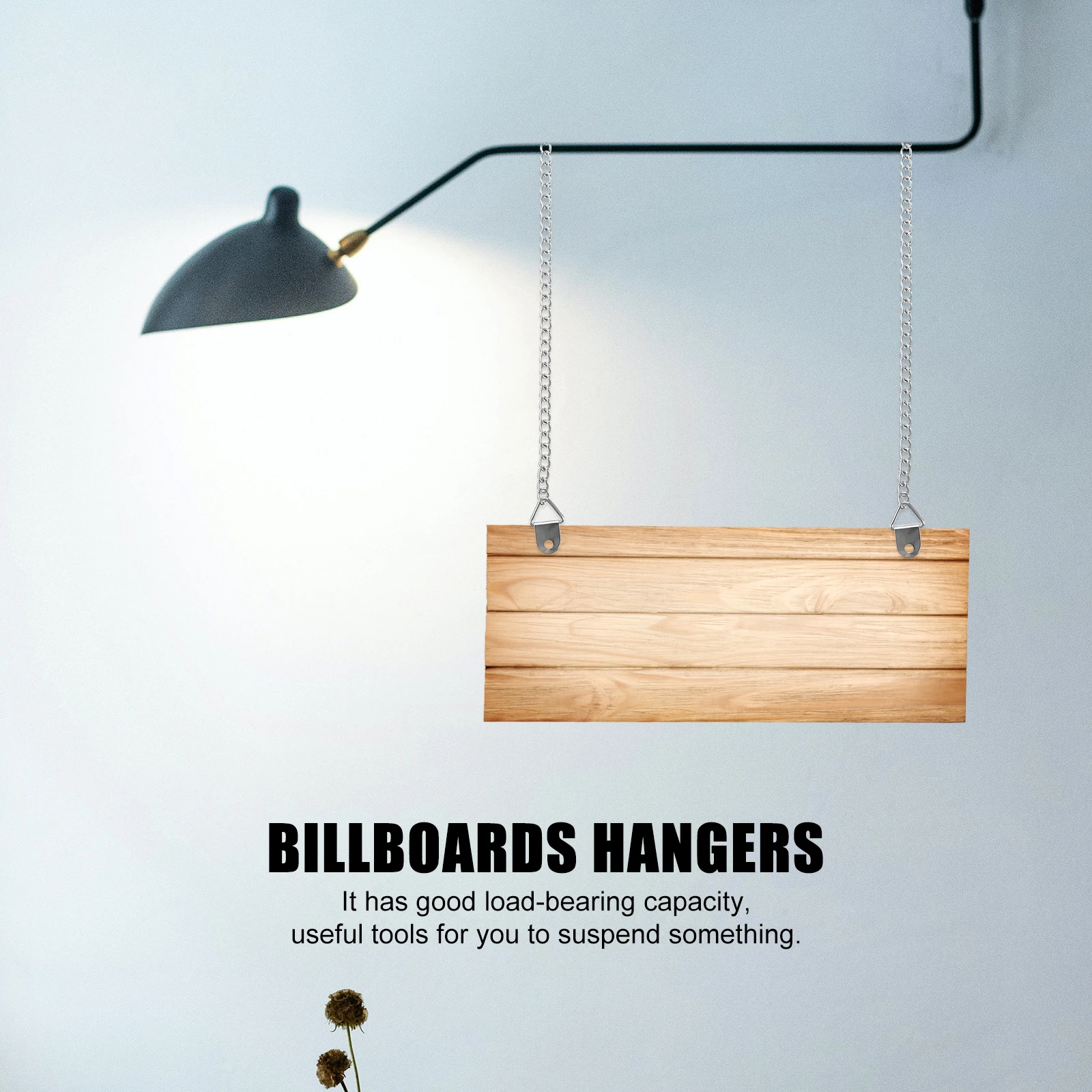 

4Pcs Doorplate Hanging Chains Heavy Duty Iron Hanging Chain for Lanterns Bird Feeders Planters Pots Hangers