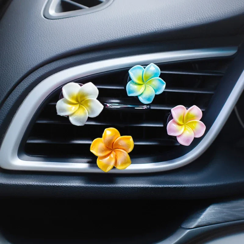 Wylot klimatyzacji samochodowej Perfumy Ozdoba Klips Kwiat Kształt Ozdoba Dekoracja samochodu Akcesoria accesorios para auto