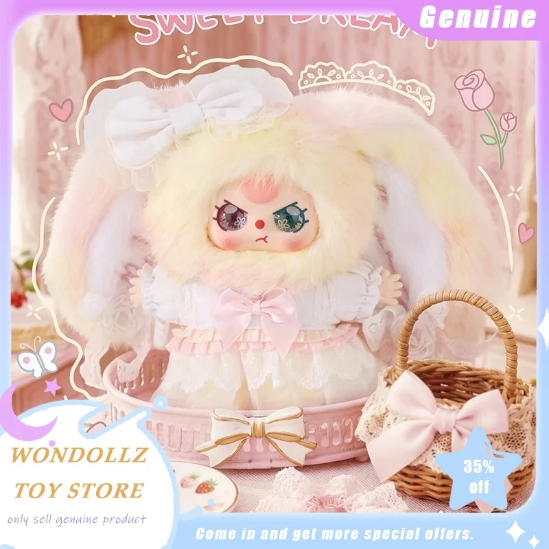 

New Baby Three Flower Field Messenger Series Blind Box Cute Bunny Vinyl Plush Doll Bag Pendant Trendy Toy Surprise Girls Gift