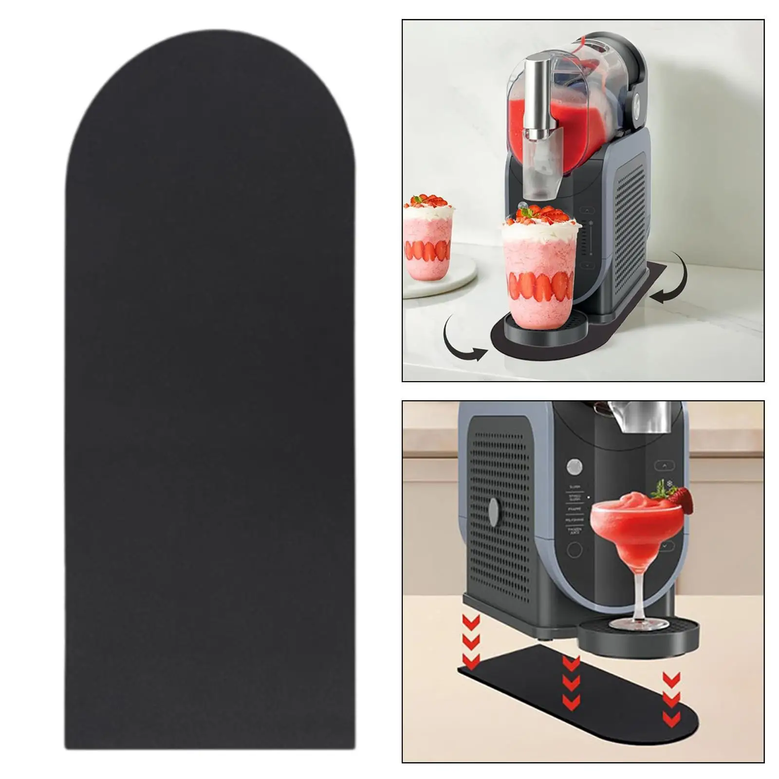 Slushie Makers Gleitpad, Mixermatte, verschleißfest, professionell, leicht zu reinigen