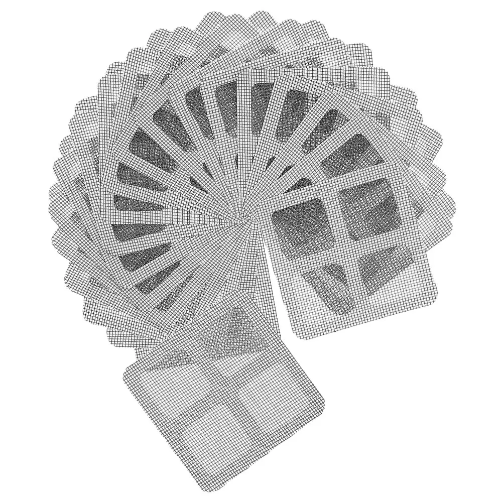 

60pcs Disposable Drain Hair Catcher Sticker Self-Adhesive Mesh For Shower Bathtub Sink Bathroom Laundry Kitchen Use