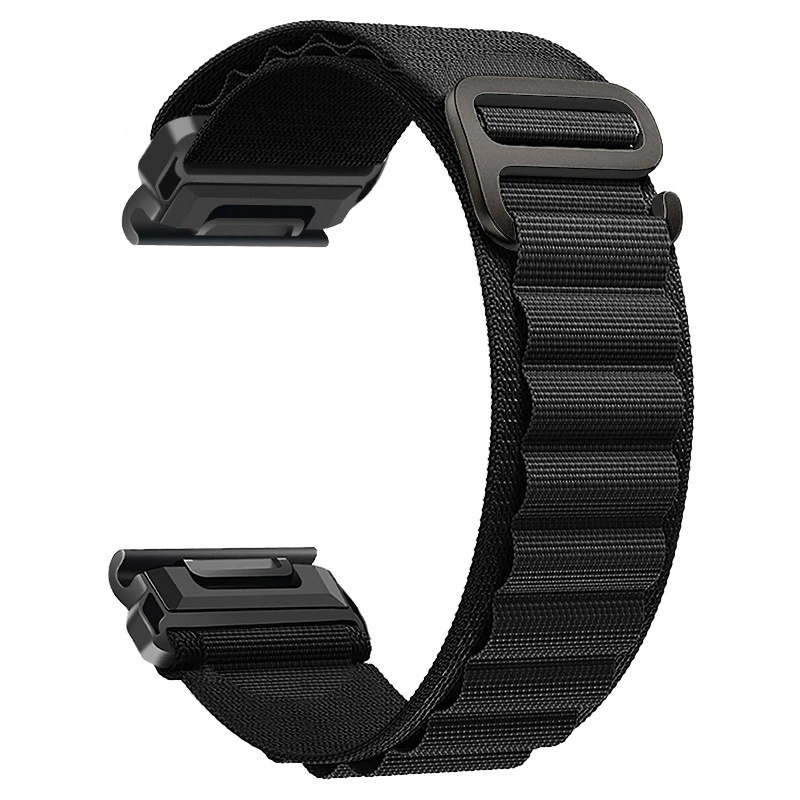 For Garmin 20 22 26mm Easy Fit Nylon Strap For Fenix5 5XPlus 6 6XPro7 7XPro Quick Release Watch Band Tactix8 47 51mm Bracelet