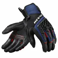Nuevo Azul/Negro Revit Sand 4 Trial motocicleta aventura Touring guantes ventilados cuero genuino moto carreras MX ATV guantes