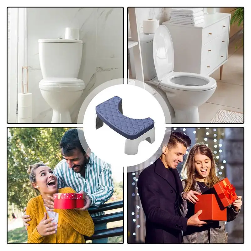 Bathroom Stool SquattyPotty Toilet Foot Furniture Pregnant Woman Children Seat Tools Toilet Assistance Steps For Kids Women