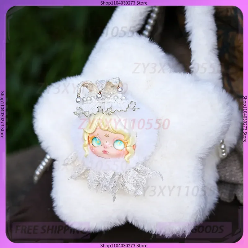 

Dumia Snow Trace Secret Language Series Vinyl Plush Bag Shoulder Bag Crossbody Bag Suitable for Girls' Festival Gifts