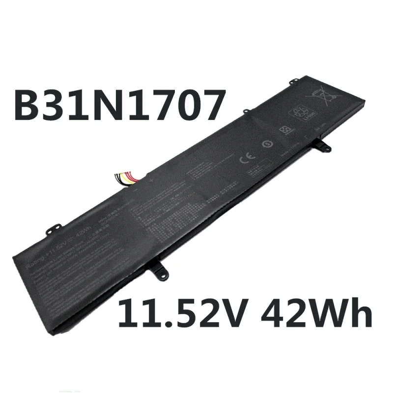 

B31N1707 11.52V 50WH Laptop Battery for ASUS Vivobook S14 S410UQ X411UA X411UF X411UN X411UQ S14 S410UA S410UN S41OUN