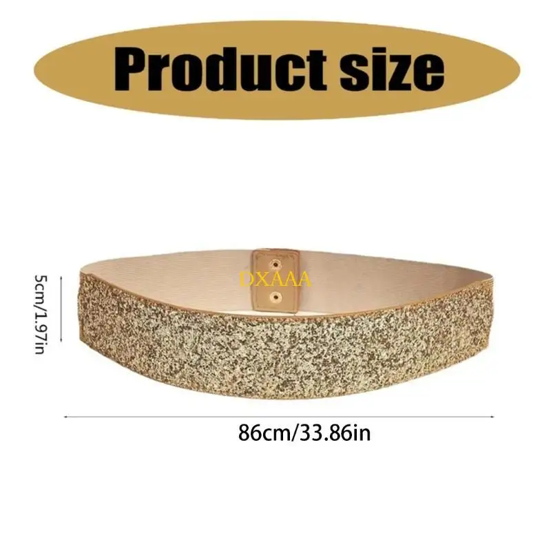 dxaa القوطية حزام حزام الترتر الأنيق حزام Cosplay الأزياء الحزام الزخرفي