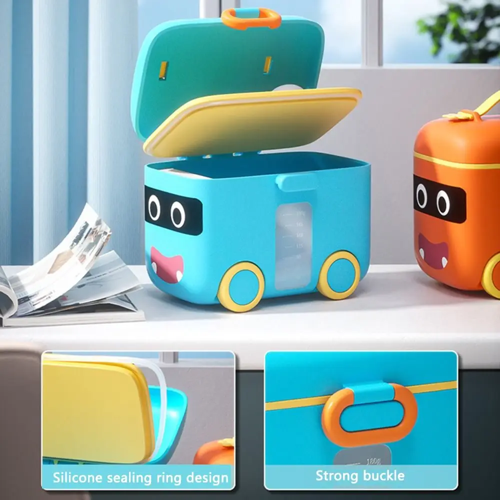 Mini Portable Safe Milk Powder Box Storage Case Sealing Moist Proof Dispenser Baby Milk Powder Dispenser