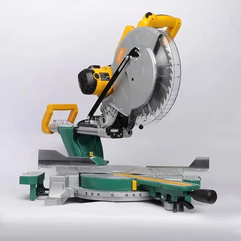 255mm 2000W  10'' Miter Saw Double Bevel with Sliding for Woodworking  Bench