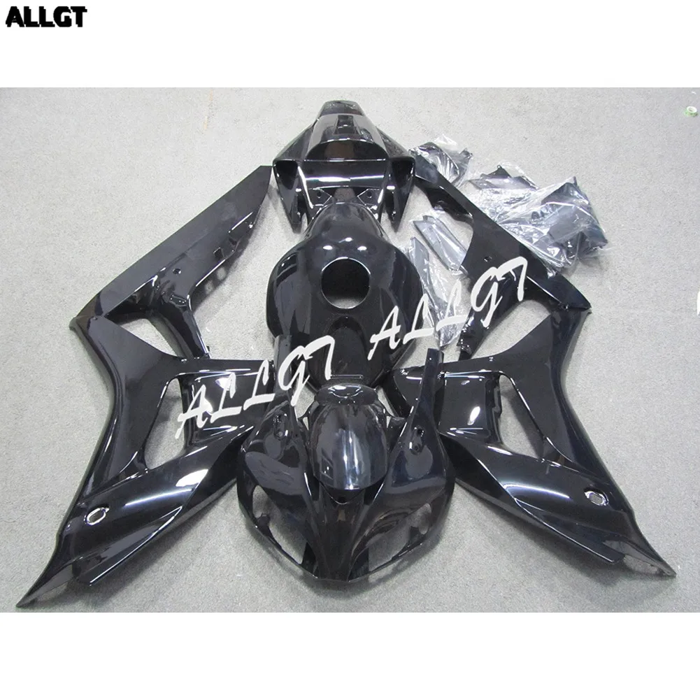 

ALLGT Injection Mold Plastic Motorcycle Fairing Kit For Honda CBR 1000RR 2006 2007 Glossy Black