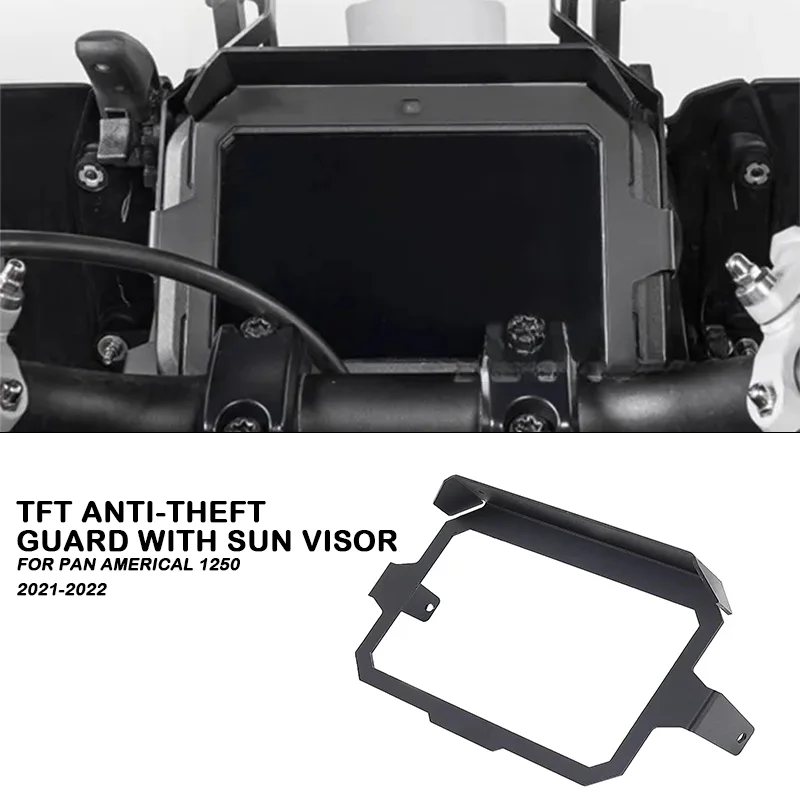 

Instrument Protector Cover 6.8in TFT Anti Theft Protection With Sun Visor For Pan America 1250 S PA1250 1250S RA1250 2021-2023 2