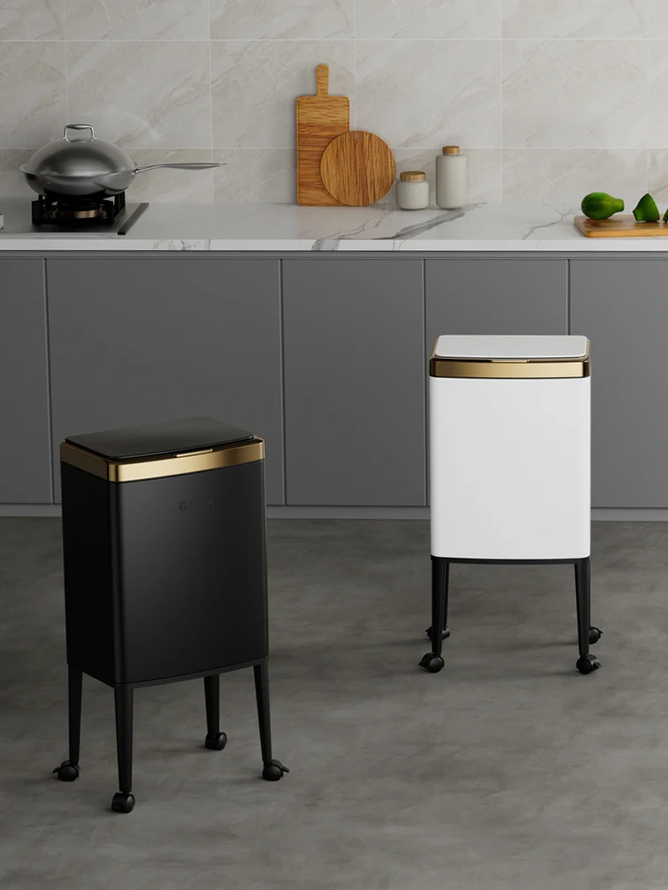 automatic garbage bin, household kitchen classification, light luxury, large capacity, large size