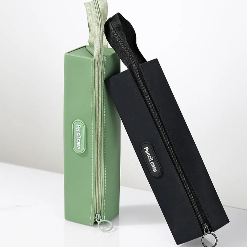 حقيبة أقلام سيليكون جديدة ذات سعة كبيرة متعددة الوظائف مقلمة حقيبة أدوات مكتبية متقدمة هدية