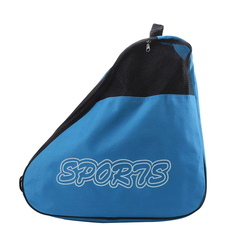 Half Net Roller Skating Bag Adult Children's Skating Shoes One Shoulder Backpack Roller Skating Large Capacity Storage Bag