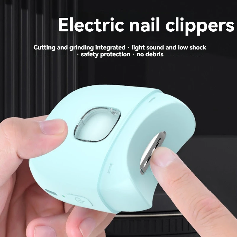 Lumière LED Coupe-Ongles Electrique Automatique، Sieaux Pour Doigts Orteils، Conteneur Anti-Débris D'ongles، مضاد للتساقط #3