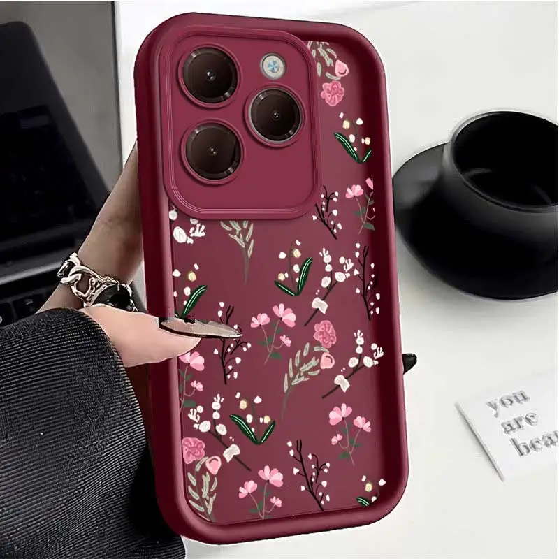 Hot40 Whispers Among Flowers Sky Eye Ladder Phone Case For Infinix Hot 30 20 Tecno Camon 30 20 19 16 15 Pova 4 Pop 5 6 Cover