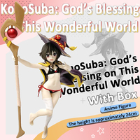 24cm KonoSuba: God's Blessing on This Wonderful World! Megumin the Great Mage Swimsuit Beautiful Girl Figure Model Ornament Gift