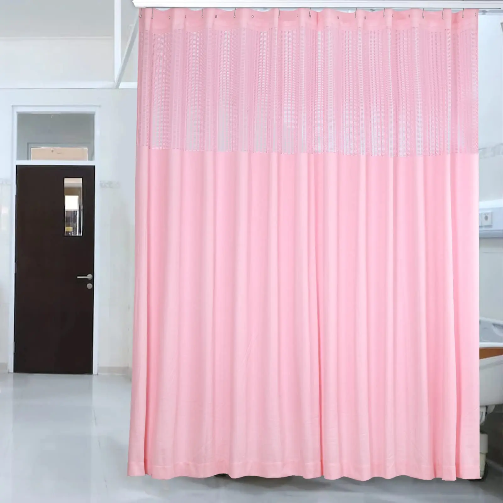 

Hospital Curtain with Flat Hooks Room Divider Curtain for Hospital Medical Clinic Spa Lab Cubicle Curtain Divider Privacy Screen