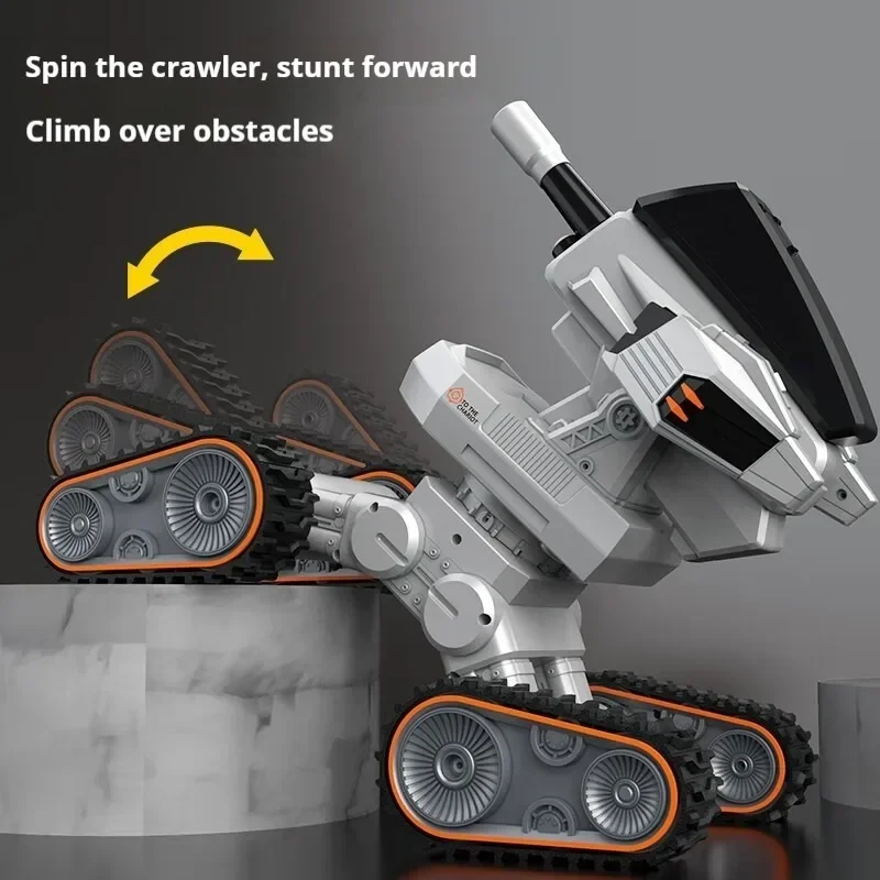 Cool Stuff Battle TANK รุ่น: 1:14 รีโมทคอนโทรลรถ,หุ่นยนต์แชสซีถัง TRACK,ระเบิดน้ํา RC ถัง,อินฟราเรด Stunt RC รถ,ของเล่นเด็ก